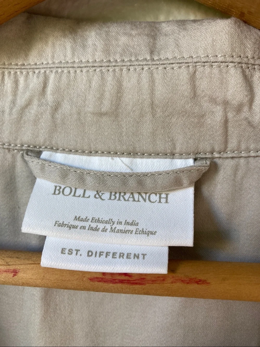 Boll & Branch excellent light